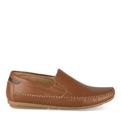 Chaussures Bateau MARRON Homme Motif Uni A Enfiler