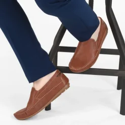 Chaussures Bateau MARRON Homme Motif Uni A Enfiler
