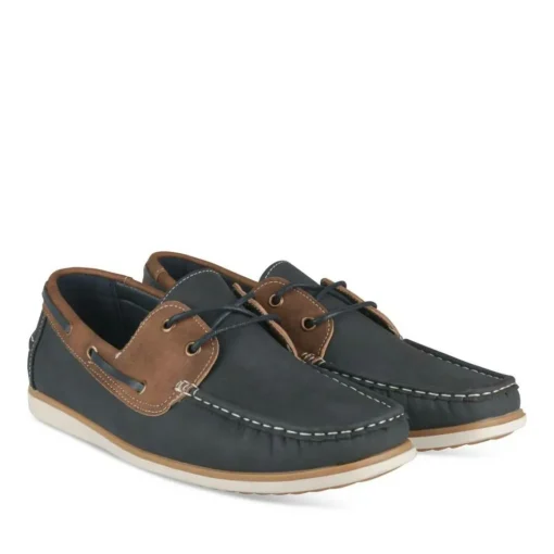 Chaussures Bateau MARRON Homme Motif Uni Lacets