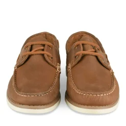 Chaussures Bateau MARRON Homme CUIR Motif Uni Lacets