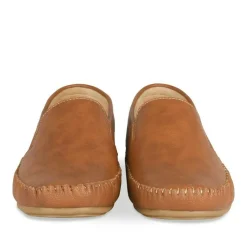 Chaussures Bateau MARRON Homme Motif Uni A Enfiler