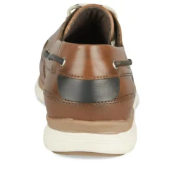Chaussures Bateau MARRON Homme CUIR Motif Uni Lacets