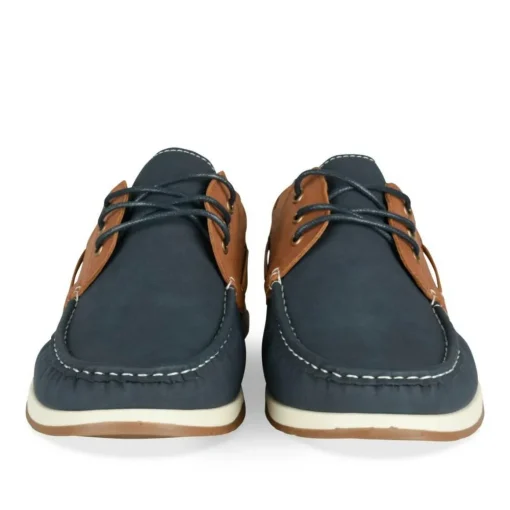 Chaussures Bateau MARRON Homme Motif Uni Lacets