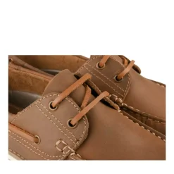 Chaussures Bateau MARRON Homme CUIR Motif Uni Lacets