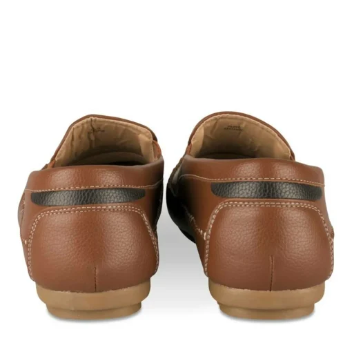 Chaussures Bateau MARRON Homme Motif Uni A Enfiler