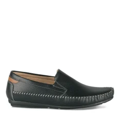 Chaussures Bateau NOIR Homme Motif Uni A Enfiler