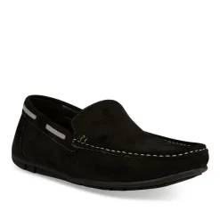 Chaussures Bateau NOIR Homme Motif Uni A Enfiler
