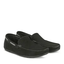 Chaussures Bateau NOIR Homme Motif Uni A Enfiler
