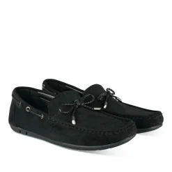 Chaussures Bateau NOIR Homme Motif Uni A Enfiler