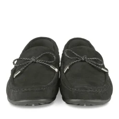 Chaussures Bateau NOIR Homme Motif Uni A Enfiler
