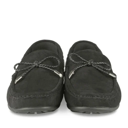 Chaussures Bateau NOIR Homme Motif Uni A Enfiler