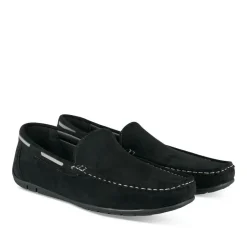 Chaussures Bateau NOIR Homme Motif Uni A Enfiler