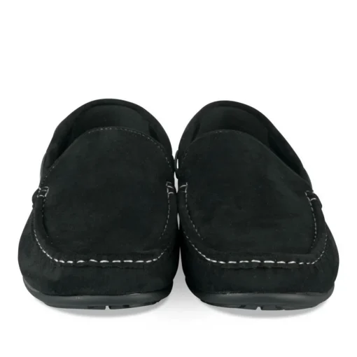 Chaussures Bateau NOIR Homme Motif Uni A Enfiler
