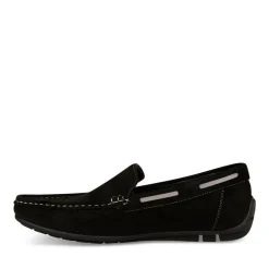 Chaussures Bateau NOIR Homme Motif Uni A Enfiler