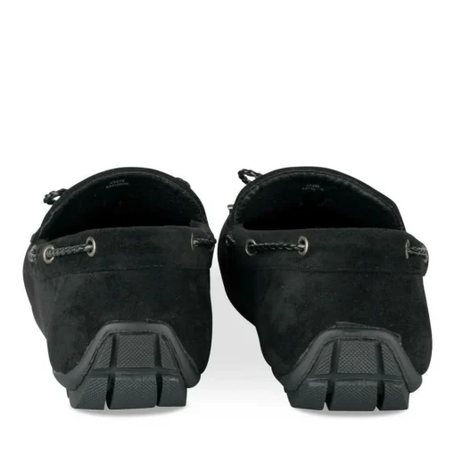 Chaussures Bateau NOIR Homme Motif Uni A Enfiler