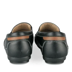 Chaussures Bateau NOIR Homme Motif Uni A Enfiler