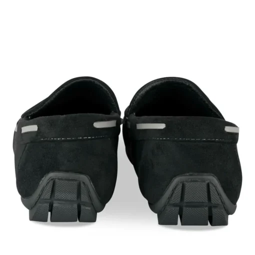 Chaussures Bateau NOIR Homme Motif Uni A Enfiler