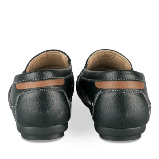 Chaussures Bateau NOIR Homme Motif Uni A Enfiler