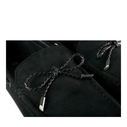 Chaussures Bateau NOIR Homme Motif Uni A Enfiler