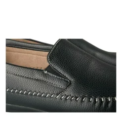 Chaussures Bateau NOIR Homme Motif Uni A Enfiler