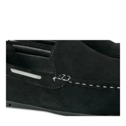 Chaussures Bateau NOIR Homme Motif Uni A Enfiler