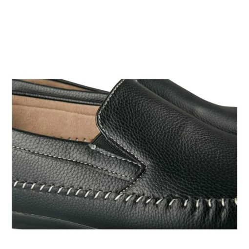 Chaussures Bateau NOIR Homme Motif Uni A Enfiler