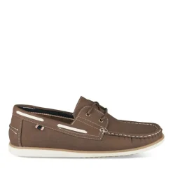 Chaussures Bateau TAUPE Homme Motif Uni Lacets