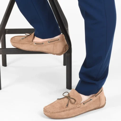 Chaussures Bateau TAUPE Homme Motif Uni A Enfiler