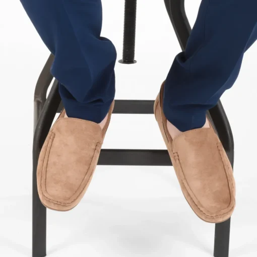 Chaussures Bateau TAUPE Homme Motif Uni A Enfiler