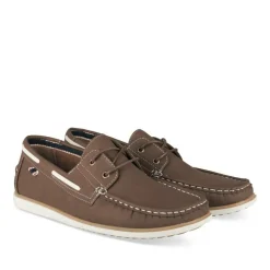 Chaussures Bateau TAUPE Homme Motif Uni Lacets