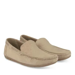 Chaussures Bateau TAUPE Homme Motif Uni A Enfiler