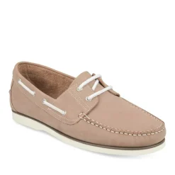 Chaussures Bateau TAUPE Homme CUIR Lacets
