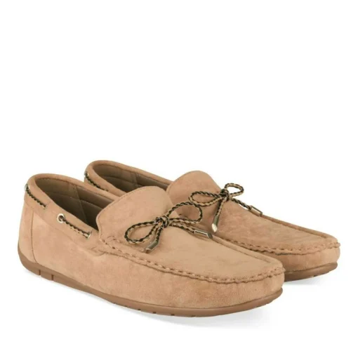 Chaussures Bateau TAUPE Homme Motif Uni A Enfiler