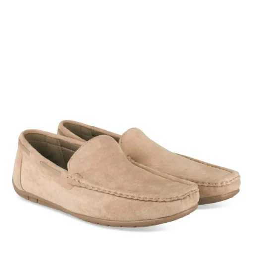 Chaussures Bateau TAUPE Homme Motif Uni A Enfiler