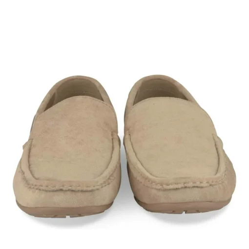 Chaussures Bateau TAUPE Homme Motif Uni A Enfiler