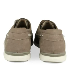 Chaussures Bateau TAUPE Homme CUIR Motif Uni Lacets