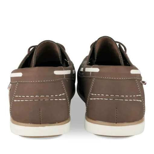 Chaussures Bateau TAUPE Homme Motif Uni Lacets
