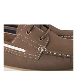 Chaussures Bateau TAUPE Homme Motif Uni Lacets