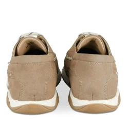 Chaussures Bateau TAUPE Homme CUIR Motif Uni A Enfiler