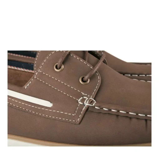 Chaussures Bateau TAUPE Homme Motif Uni Lacets