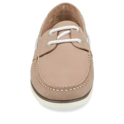 Chaussures Bateau TAUPE Homme CUIR Lacets