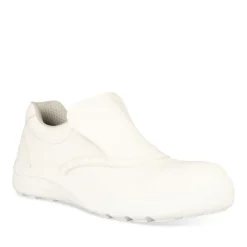 Chaussures De Sécurité BLANC Femme CUIR Elastique