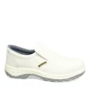 Chaussures De Sécurité BLANC Femme CUIR Motif Uni