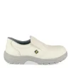 Chaussures De Sécurité BLANC Homme CUIR Motif Uni A Enfiler