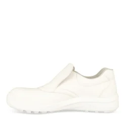 Chaussures De Sécurité BLANC Femme CUIR Elastique