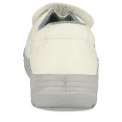 Chaussures De Sécurité BLANC Femme CUIR Motif Uni A Enfiler