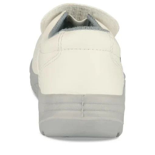 Chaussures De Sécurité BLANC Homme CUIR Motif Uni A Enfiler