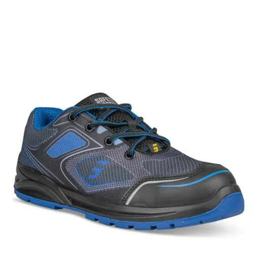 Chaussures De Sécurité BLEU Homme Motif Uni Lacets