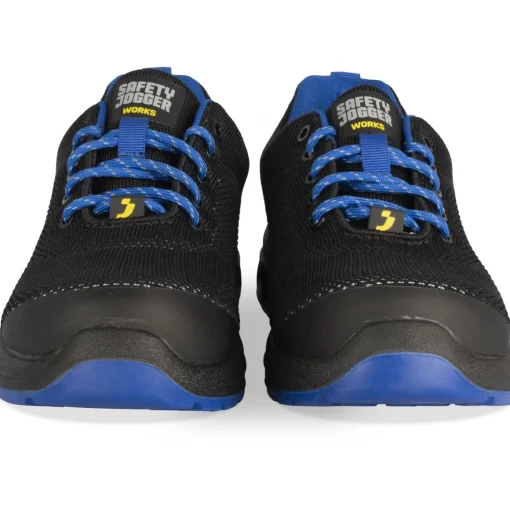 Chaussures De Sécurité BLEU Femme Motif Uni Lacets