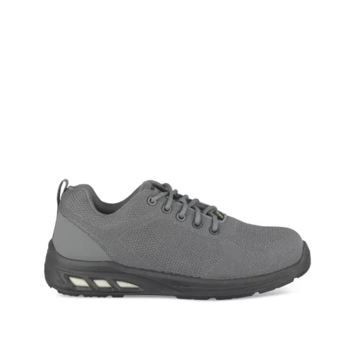 Chaussures De Sécurité GRIS Homme Motif Uni Lacets